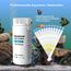 6 in 1 Aquarium Teststreifen, 100 Streifen Aquarium Test Kit zum Testen von PH Nitrit Nitrat Chlor Allgemein Karbonathärte, genaue Salzwasser, Süßwasser Aquarium Wasserprüfung