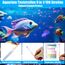 9 in 1 Aquarium Teststreifen 100 Streifen Aquarium Test,Aquarium Wassertest Aquarium Teststreifen für Aquarien Aquarium Zubehör zur Messung von pH Wasserhärte Chlor Nitrit im Aquarium Fischbecken