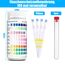 9 in 1 Aquarium Teststreifen 100 Streifen Aquarium Test,Aquarium Wassertest Aquarium Teststreifen für Aquarien Aquarium Zubehör zur Messung von pH Wasserhärte Chlor Nitrit im Aquarium Fischbecken