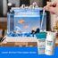 6 in 1 Aquarium Teststreifen, 100 Streifen Aquarium Test Kit zum Testen von PH Nitrit Nitrat Chlor Allgemein Karbonathärte, genaue Salzwasser, Süßwasser Aquarium Wasserprüfung