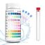 9 in 1 Aquarium Teststreifen 100 Streifen Aquarium Test,Aquarium Wassertest Aquarium Teststreifen für Aquarien Aquarium Zubehör zur Messung von pH Wasserhärte Chlor Nitrit im Aquarium Fischbecken