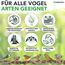 Gardemics Vogelfutter Wildvögel ganzjährig 10 Kg - Mit Mehlwürmern - Premium Protein Wildvogelfutter Ganzjahresfutter für Artenvielfalt im Garten