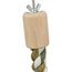 TRIXIE 5160 Seilstange 37 cm/Durchmesser 16 mm (2er Pack) - Vogelperche für Vögel aus reiner Baumwolle in Grün und Bunt