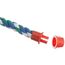 TRIXIE 5160 Seilstange 37 cm/Durchmesser 16 mm (2er Pack) - Vogelperche für Vögel aus reiner Baumwolle in Grün und Bunt