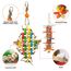 MQUPIN Pet Bird Chewing Toys, Parrot Cage Bite Toys, Bird Tearing Entertaining Toys,