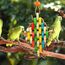 MQUPIN Pet Bird Chewing Toys, Parrot Cage Bite Toys, Bird Tearing Entertaining Toys,