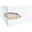 TRIXIE Vogel Käfigzubehör LANDEPLATZ MIT SITZSTANGEN, HOLZ, 19 × 19 cm - 51698