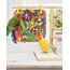 ERKOON Vogelspielzeug, Nymphensittich Futter Wellensittich Spielzeug Bird Feeder Toy for Parakeets Papagei Kauspielzeug,Vögel Am Käfig Installieren Können für Alle Papageien & Vogel (Gelblich Grün)