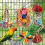Vogelspielzeug, Seil mit Glocke, bunt, zum Kauen, Sitzstange, Wellensittiche, Schaukel, Klettern, Fußstütze, Käfigzubehör