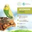 Vogelgaleria® Tolles Korksitzbrett groß für Vögel | Wellensittich Kork Sitzbrett 20x10 cm als perfektes Zubehör im Käfig | Kork Rinde ist EIN großartiges Spielzeug für Nymphensittich und Papagei