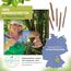 Vogelgaleria® 5 herrliche Natur Sitzstangen für Vögel wie Wellensittich, Nymphensittich, Kanarienvogel, Agaporniden | Naturholzstangen für den Vogel als wichtiges Vogelzubehör im Vogelkäfig | Zubehör