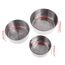 2 Stücke Edelstahl Vogelnapf Futter Schüssel Futternapf, Fütterungsbecher zum Aufhängen Käfig-Futterstation für Samen für Vogel Papageien (10 cm)