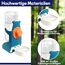 Automatischer Futterspender Vögel und Wasserspender Transparentes Acryl Vogelfutterhaus und Vogel Wasserspender Vogelkäfig, Käfigzubehör für Vögel, Papageien, Kanarienvögel (Futternapfständer+Blue)