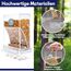 Automatischer Futterspender für Vögel Papageien Acryl Transparent Vogelfutterhaus Sittiche Käfig Futterautomat Vogelfutterspender Käfigzubehör für Kanarienvögel Nymphensittiche Finken