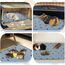 2 Stück PIPI Pads für Meerschweinchen, 4 Lagen super Saugfähig Kleintier Pee Pads, Waschbare und Wiederverwendbare Haustier Hygieneunterlage für Hamster, Kaninchen, Hunde