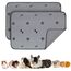 PICK FOR LIFE Saugfähige PIPI-Pads für Meerschweinchen, 4 Stück 30x30cm Waschbare PIPI Pads für Kaninchen, Wiederverwendbare PIPI Matten, Unterlagen für Hamster, Kaninchen, Hunde
