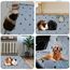 PICK FOR LIFE Saugfähige PIPI-Pads für Meerschweinchen, 2 Stück 60x90cm Waschbare PIPI Pads für Kaninchen, Wiederverwendbare PIPI Matten, Unterlagen für Hamster, Kaninchen, Hunde