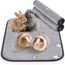 PICK FOR LIFE wasserdichte & Schnell Saugfähige PIPI Pads für Meerschweinchen und Kaninchen - Waschbare Fleece Unterlage für Käfig, Boden, Sofa