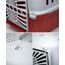 lionto Hundetransportbox aus robustem recyceltem Kunststoff, 55x36x36 cm, Transportbox mit praktischem Schließsystem & Tragegriff, auch geeignet für Katzen & Kleintiere, für Haustiere bis 15kg, rot