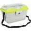 TRIXIE Transportbox Mini-Capri - hellgrau/grün 40 × 22 × 30 cm