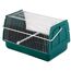 Kerbl Pet Transportbox, Tierbox, 21x15x14 cm, Kunststoff, grün, für Hamster, Meerschweinchen, Nager, Kleintiere