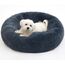 Pisi Bili Hundebett Katzenbett 50 cm Waschbar flauschig orthopädische Hundebetten große und kleine Hunde Katzenschlafplatz für Katzen Donut (Dunkelgrau 50 cm)