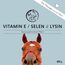 Annimally Selen, Vitamin E, Lysin Pulver für Pferde 800g - Pferd Vitamin E, Lysin, Selen Komplex zur Unterstützung der Muskulatur & Leistung - Ergänzungsfuttermittel für Pferde und Ponys