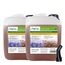 10 Liter ProFair Leinöl (2 x 5 Liter Kanister) kaltgepresst, 100% aus Reiner Leinsaat, ohne Zusätze, Einzelfuttermittel für Pferd, Hund und Katze