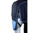 RL24 - Weidedecke 600D Basicline – Regendecke & Übergangsdecke – Wind- & wasserdichte Outdoordecke mit Innenfutter & Kreuzbegurtung – Pferdedecke in Blau/Babyblau – 115cm (Polarfleecefutter)