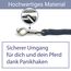 Führstrick Pferd Anbindestrick für Pferde mit stabilem Panikhaken Länge 2m viele Farben (Navy Blau)