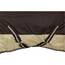 RL24 - Winterdecke Weidedecke 600D Basicline – atmungsaktive, Wind- & wasserdichte Outdoordecke mit Innenfutter & Kreuzbegurtung – Pferdedecke in Braun/Beige – 125cm (200g/m² Füllung)