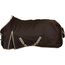 RL24 - Winterdecke Weidedecke 600D Basicline – atmungsaktive, Wind- & wasserdichte Outdoordecke mit Innenfutter & Kreuzbegurtung – Pferdedecke in Dunkelbraun – 105cm (300g/m² Füllung)