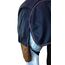 RL24 - Weidedecke 600D Basicline – Regendecke & Übergangsdecke – Wind- & wasserdichte Outdoordecke mit Innenfutter – Pferdedecke in Dunkelblau/Braun – 85cm (Polarfleecefutter)
