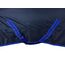 RL24 - Weidedecke 600D Basicline – Regendecke & Übergangsdecke – Wind- & wasserdichte Outdoordecke mit Innenfutter & Kreuzbegurtung – Pferdedecke in Dunkelblau – 135cm (Polarfleecefutter)
