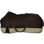 RL24 - Weidedecke 600D Basicline – Regendecke & Übergangsdecke – Wind- & wasserdichte Outdoordecke mit Innenfutter & Kreuzbegurtung – Pferdedecke in Braun/Beige – 165cm (Polarfleecefutter)
