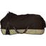 RL24 - Winterdecke Weidedecke 600D Basicline – atmungsaktive, Wind- & wasserdichte Outdoordecke mit Innenfutter & Kreuzbegurtung – Pferdedecke in Braun/Beige – 135cm (200g/m² Füllung)