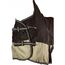 RL24 - Weidedecke 600D Basicline – als Regendecke & Übergangsdecke – Wind- & wasserdichte Outdoordecke mit Innenfutter & Kreuzbegurtung – Pferdedecke in Braun/Beige – 155cm (Nylonfutter)