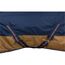 RL24 - Weidedecke 600D Basicline – Regendecke & Übergangsdecke – Wind- & wasserdichte Outdoordecke mit Innenfutter – Pferdedecke in Dunkelblau/Braun – 105cm (Polarfleecefutter)