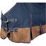 RL24 - Winterdecke 300g Füllung 600D BASICLINE dunkelblau/braun 155cm