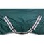 RL24 - Weidedecke 600D Basicline – als Regendecke & Übergangsdecke – Wind- & wasserdichte Outdoordecke mit Innenfutter & Kreuzbegurtung – Pferdedecke in Grün – 155cm (Polarfleecefutter)