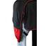 RL24 - Winterdecke Weidedecke 600D Basicline – atmungsaktive, Wind- & wasserdichte Outdoordecke mit Innenfutter & Kreuzbegurtung – Pferdedecke in Schwarz/Rot – 125cm (200g/m² Füllung)
