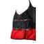 RL24 - Winterdecke Weidedecke 600D Basicline – atmungsaktive, Wind- & wasserdichte Outdoordecke mit Innenfutter & Kreuzbegurtung – Pferdedecke in Schwarz/Rot – 85cm (100g/m² Füllung)