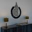 iwa concept Ayatul Kursi aus Holz, Acryl, mehrere Stück, islamische Wanddekorationen, modernes muslimisches Einweihungsgeschenk, arabische Kalligraphie, 149.9x114.3 cm, in Silber Out Black