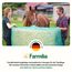 Farmilia® Heunetz für Pferde - Ideal für Rundballen bis ø190cm I Robustes Rundballennetz - UV-geschützt & wetterfest I Großes Heunetz inkl. Tragetasche - 45x45mm Maschen für langsames Fressen