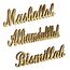 flangairy Ramadan-Dekorationen für Zuhause 2026, Holz, Gold, Acryl, Bismillah Alhamdulillah Mashallah-Schild, Holz, Eid Mubarak, islamischer Allah-Tischständer, Kamin, Büro, Schreibtisch, Moschee