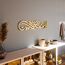 iwa concept Ya Allah Bless This Home Metal Islamische Wandkunst | Barakah Dua | Ramadan Decor | Koran Wandkunst | Eid Decor | Kalligraphie | Dua zum Schutz | (99,1 x 23,1 cm | 99 x 23 cm, Gold)