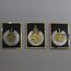iwa concept Holz Acryl Set von Ayatul Kursi, Surah Al-Falaq und Surah Al-Nas, Ramadan Dekoration, Eid Dekor, islamische Wanddekoration (30x40 cm, Gold & Silber auf Schwarz)