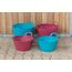 Kerbl Flexibler Trog FlexBag, Kunststoffkorb, Tasche, rose, 12 Liter, Kunststoff, geeignet als Futter-, Transport- und Putzzeugeimer, Top Seller