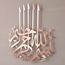 iwa concept Islamische Wandkunst aus Metall, Basmala, Bismillah Ramadan, modernes muslimisches Einweihungsgeschenk, arabische Kalligraphie, Stick-Design, 48,3 x 43,2 cm, Kupfer