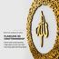 iwa concept Ayatul Kursi aus Holz, Acryl, kreisförmiges Design, islamische Ramadan-Wanddekoration, modernes muslimisches Einweihungsgeschenk, arabische Kalligraphie, Koran-Wandkunst (XL, 121,9 x 121,9